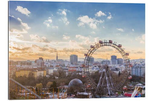 Galleriataulu Sunset over Vienna, Austria