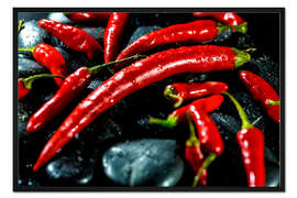 Gerahmter Kunstdruck Red hot Chili