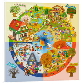 Magnettafel Jahreskreis