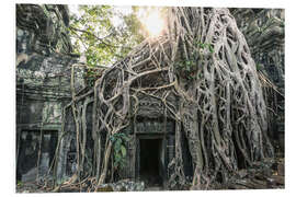 PVC-taulu Famous Tomb Raider temple, Angkor, Cambodia