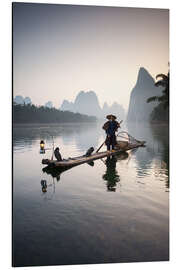 Magnettafel Alter chinesischer Fischer