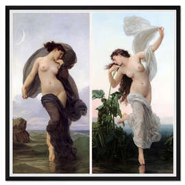 Gerahmter Kunstdruck Dämmerung &amp; Morgenröte