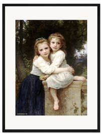 Gerahmter Kunstdruck Zwei Schwestern