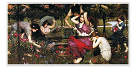 Wandbild Flora - John William Waterhouse