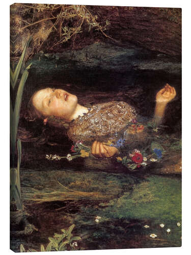Canvas-taulu Ophelia (detail)