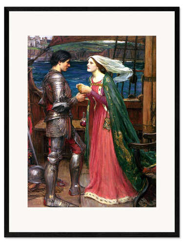 Framed art print Tristan and Isolde
