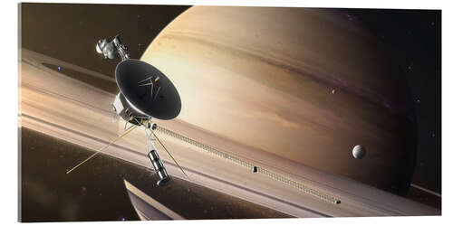 Acrylic print Saturn Flyby