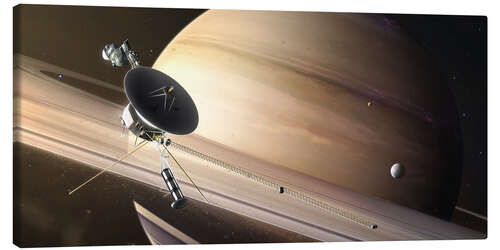 Obraz na płótnie Saturn Flyby
