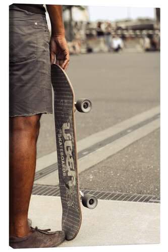 Canvas print Skateboard freedom II - coloured