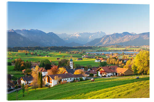 Akrylbillede Alps panorama in autumn, Bavaria