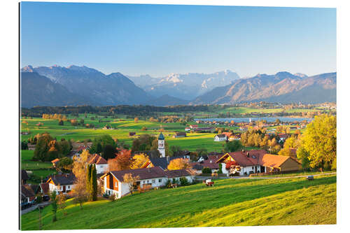 Galleritryk Alps panorama in autumn, Bavaria