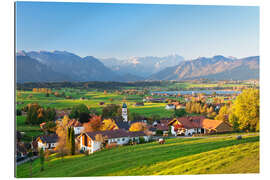 Galleritryk Alps panorama in autumn, Bavaria