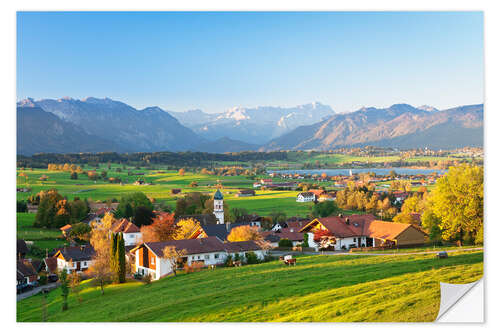 Sisustustarra Alps panorama in autumn, Bavaria