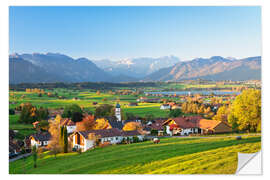 Sisustustarra Alps panorama in autumn, Bavaria