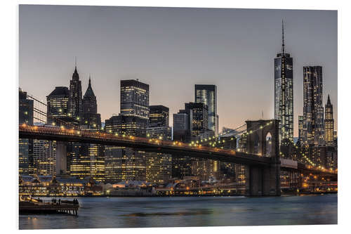 Foam board print Brooklyn Bridge /Manhattan