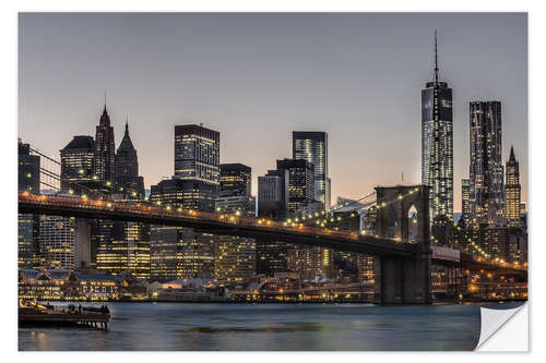 Naklejka na ścianę Brooklyn Bridge /Manhattan