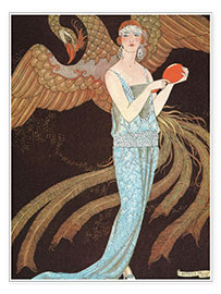 Wall print  Sortileges - Georges Barbier