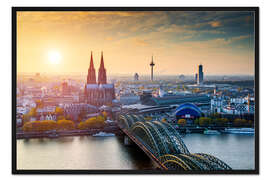 Gerahmter Kunstdruck Köln I
