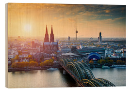 Print på træ  Köln, Tyskland - euregiophoto