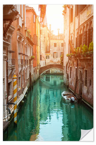 Selvklebende plakat Venice III