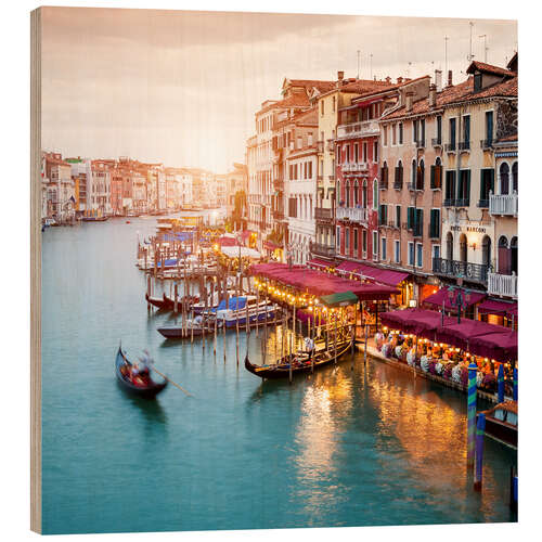 Wood print Venice IV