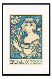 Gerahmter Kunstdruck Salon des Cent, 1895