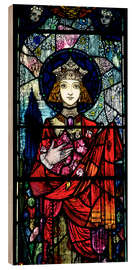 Hout print St. Elizabeth of Hungary