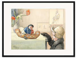 Gerahmter Kunstdruck Der lustige Kerl