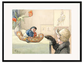 Framed art print An interesting toy