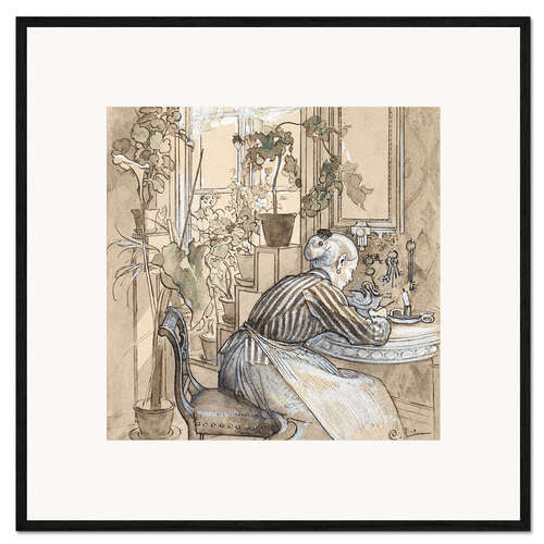 Framed art print Write a letter