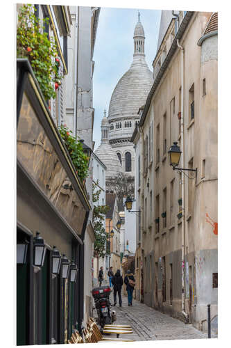 Cuadro de PVC Streets of Montmartre Paris