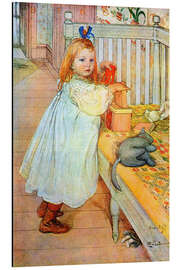 Aluminium print Birgit loves the art - Carl Larsson
