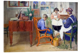 Akrylbilde Ärtspritning - Carl Larsson