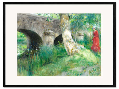 Framed art print Before the bridge