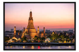Gerahmter Kunstdruck Wat Arun Tempel, Bangkok