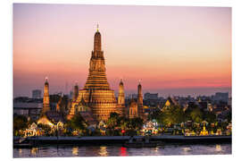 Foam board print Wat Arun temple, Bangkok