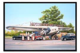 Gerahmter Kunstdruck Airplane Station