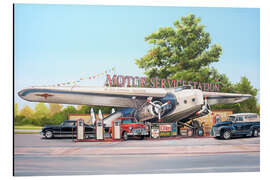 Magnettafel Airplane Station