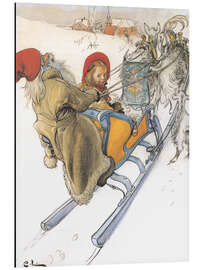 Magnettafel Kerstis Schlittenfahrt