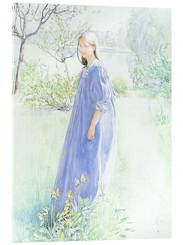 Akrylbillede Solsken och blommor