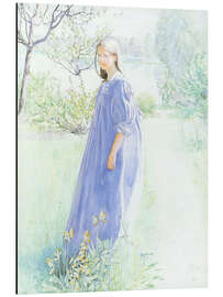 Magnettafel Sonne und Blumen