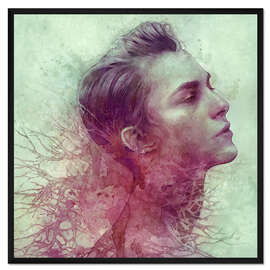 Gerahmter Kunstdruck Vein