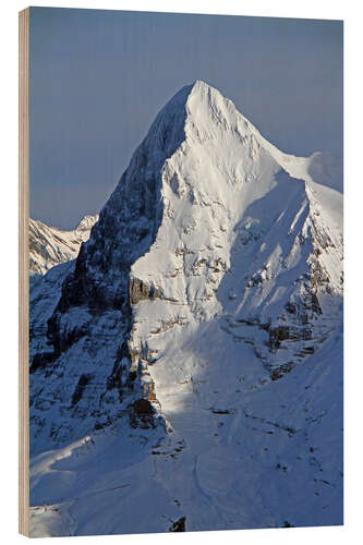Holzbild Eiger Nordwand