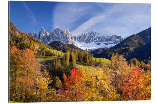 Gallery Print Herbstliches Val di Funes, Südtirol