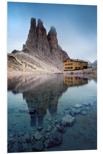 PVC-tavla Vajolet towers in the Dolomites