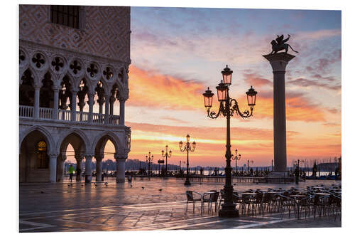 PVC-tavla St Mark's square at sunrise