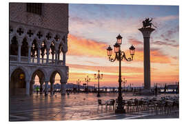 Magnettafel Markusplatz bei Sonnenaufgang