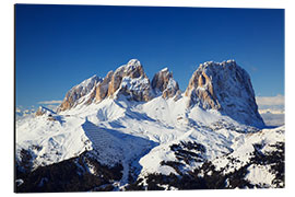 Aluminium print Sassolungo (Langkofel)