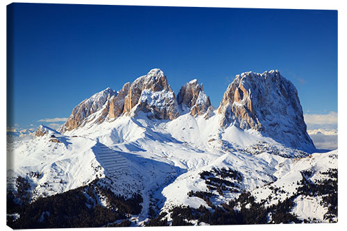 Canvas print Sassolungo (Langkofel)