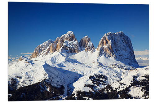 Foam board print Sassolungo (Langkofel)